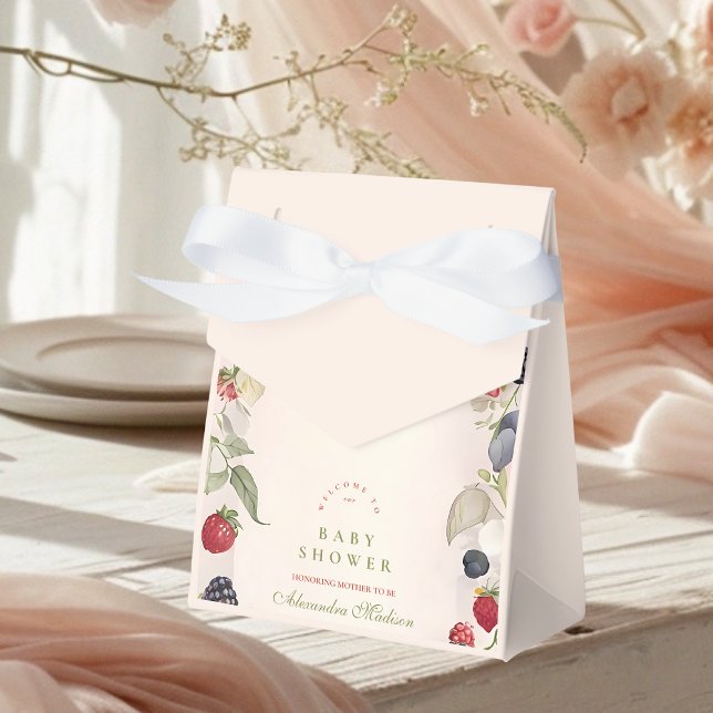  Berry Sweet Baby Shower Favor Box (Creator Uploaded)