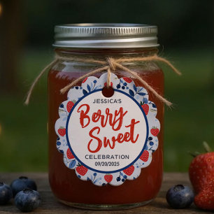 Berry Sweet Baby Shower  Favour Tags