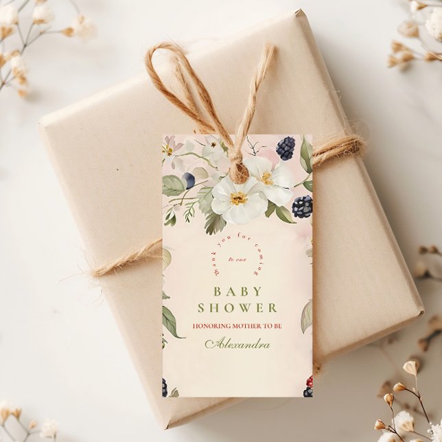  Berry Sweet Baby Shower Gift Tags (Creator Uploaded)