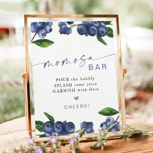 Berry Sweet Baby Shower Momosa Bar Sign
