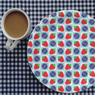 Berry Sweet Baby Shower Paper Plate