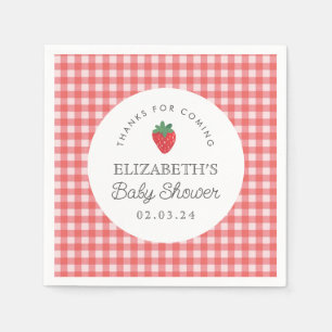 Berry Sweet Baby Shower Picnic  Napkin