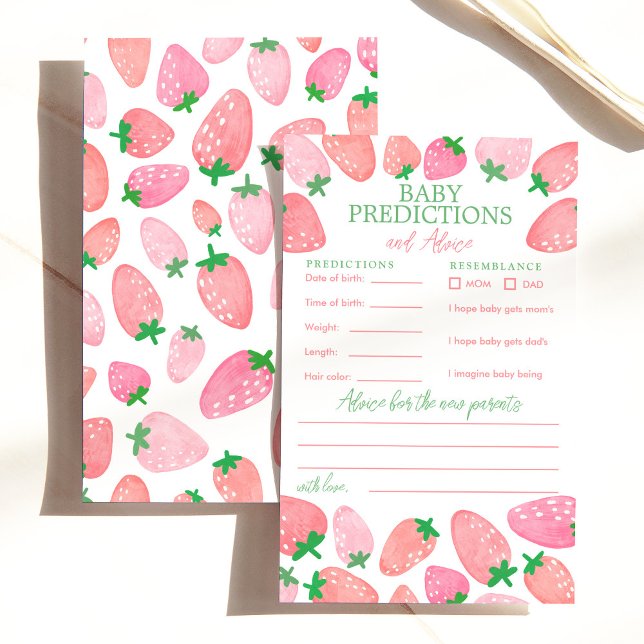 Berry Sweet Baby Shower Predictions & Advice (Creator Uploaded)