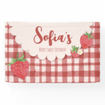 Berry Sweet Backdrop for Little Girl