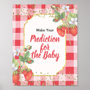 Berry Sweet Berries Prédictions pour bébé Poster