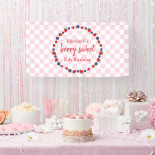 Berry Sweet Birthday Banner