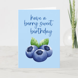 Berry Sweet Birthday Card