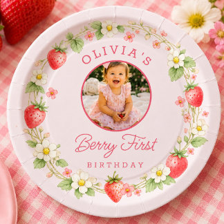 Berry Sweet Birthday Plate