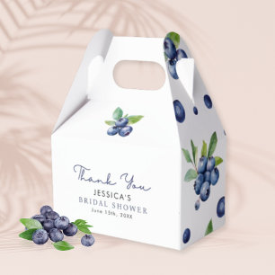 Berry Sweet Blueberries Baby Shower Favor Box