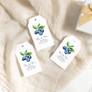 Berry Sweet Blueberries Baby Shower Gift Tags