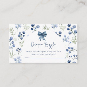 Berry Sweet Blueberry Baby  Shower Enclosure Card