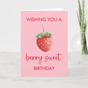 Berry Sweet Bonne carte d'anniversaire