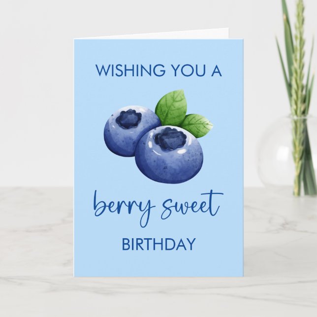 Berry Sweet Bonne carte d'anniversaire (Devant)