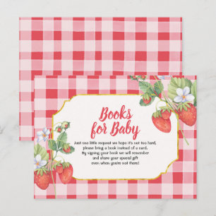 Berry Sweet Books for baby strawberry Postcard