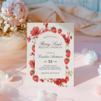 Berry Sweet Bridal Shower Strawberry Floral