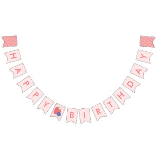 Berry Sweet Bunting Flags