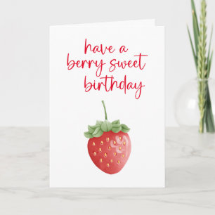 Berry Sweet carte d'anniversaire