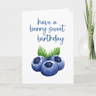 Berry Sweet carte d'anniversaire