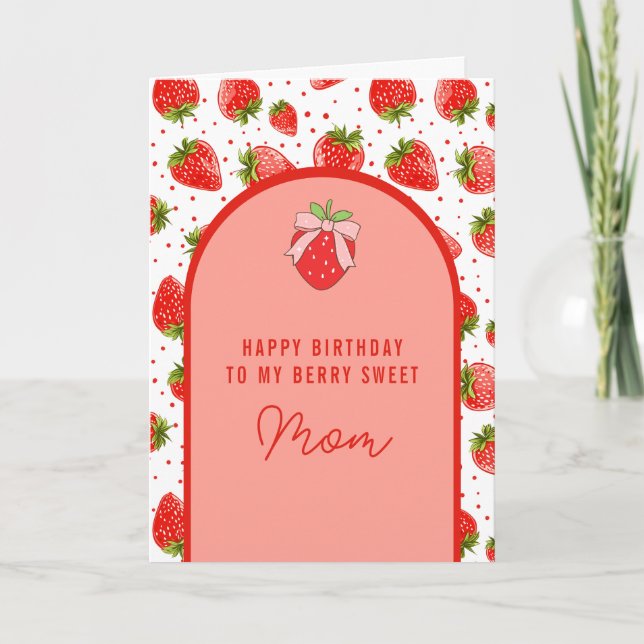Berry Sweet carte d'anniversaire (Devant)