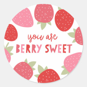 Berry Sweet Classic Round Sticker