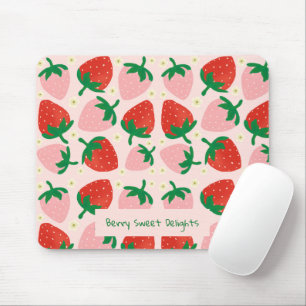Berry Sweet Delights  Soft Pink Mouse Pad