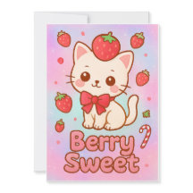 “Berry Sweet Dreams” Christmas Card – Glittery Poe