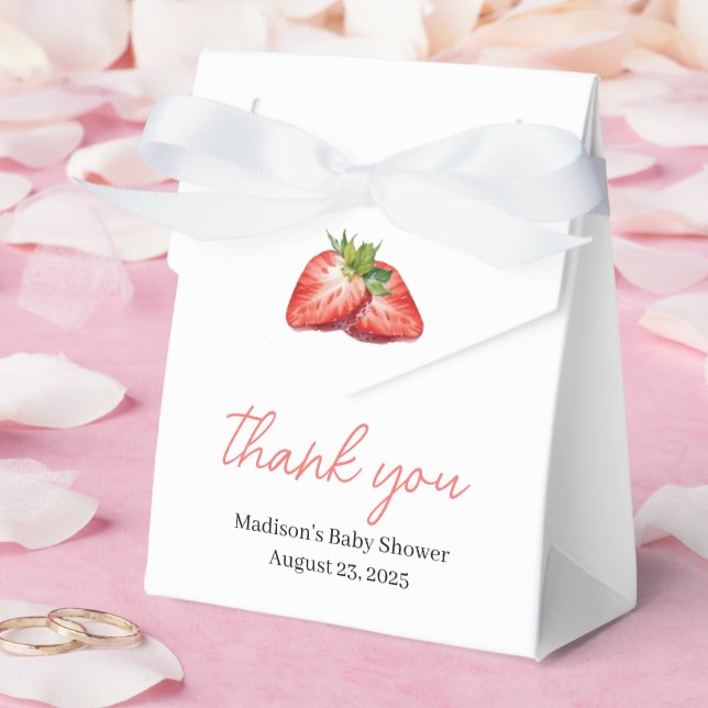 Berry Sweet  Favor Box (Wedding)
