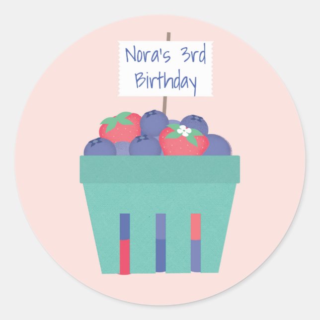 Berry Sweet Favoriser Étiquette (Devant)