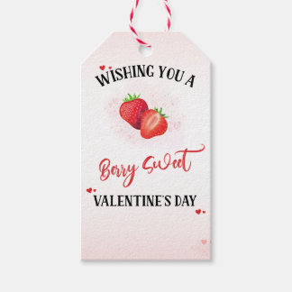 Berry Sweet Gift Tags valentine's day Gifts Card