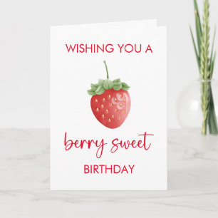 Berry Sweet Happy Birthday Card