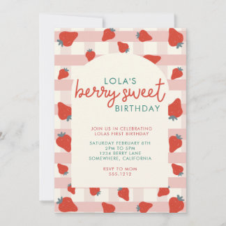 BERRY SWEET INVITATION DU PARTI