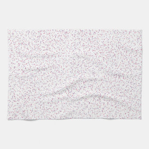 Berry Sweet Speckled Pink & Purple Dots Kitchen Towel