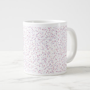 Berry Sweet Speckled Pink & Purple Dots Large Coffee Mug