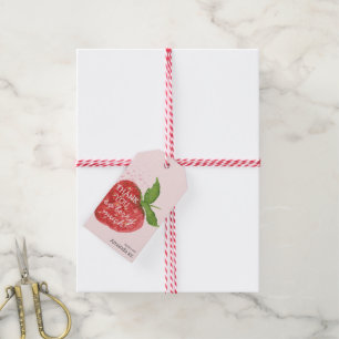 Berry Sweet Strawberry Baby Shower  Gift Tags