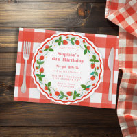 Berry sweet strawberry birthday party