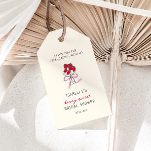 Berry Sweet Strawberry Bridal Shower  Gift Tags