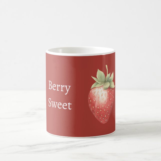Berry Sweet Strawberry Coffee Mug (Center)
