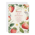 Berry Sweet Strawberry Girl Baby Shower