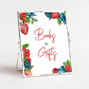 Berry Sweet Summer Baby Shower Books and Gifts Poster