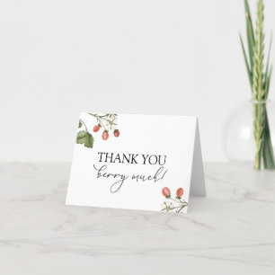 Berry Sweet Thank You Card