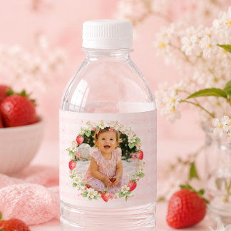 Berry Sweet Water Bottle Label
