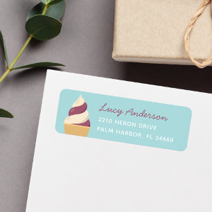 Berry Swirl Ice Cream Return Address