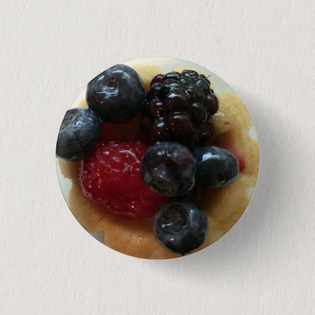 Berry Tart 1 Inch Round Button (Front)