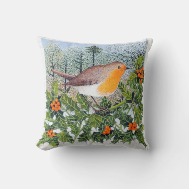 Berrying Throw Pillow (Front)