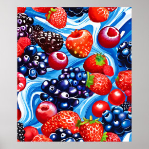 Berrylicious Blue Dream Poster