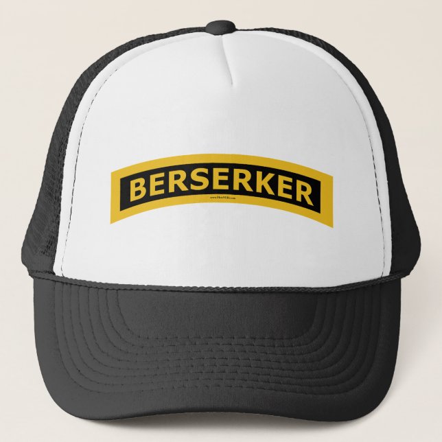 Berserker Tab - Yellow Trucker Hat (Front)