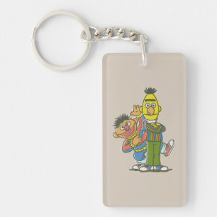 Bert and Ernie Classic Style Keychain