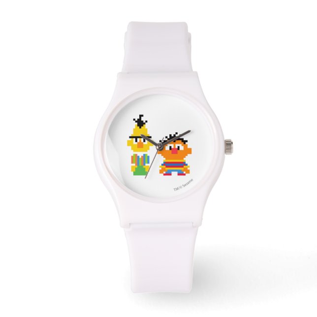 Bert and Ernie Pixel Art Watch (Front)