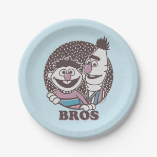 Bert & Ernie   Bros Paper Plate