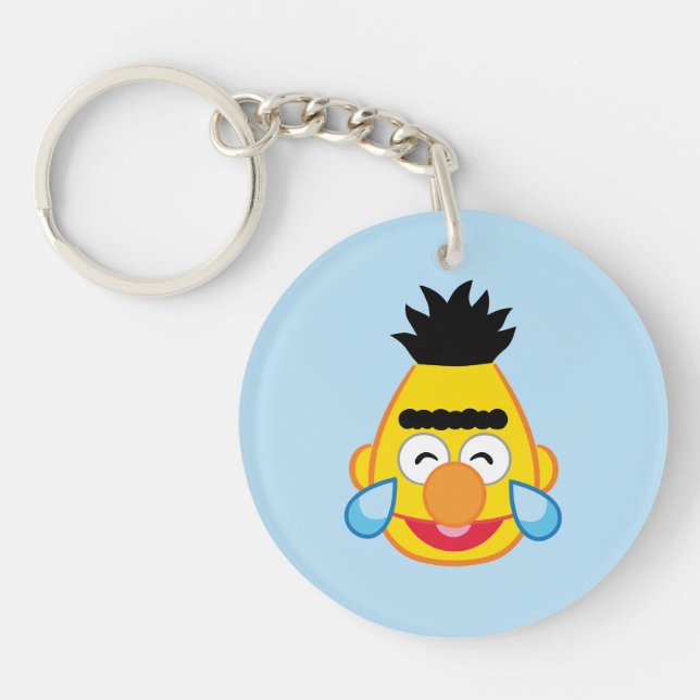 Bert Face with Tears of Joy Keychain (Front)